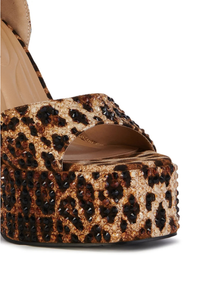 Wilmore Chunky Platform heels in Leopard