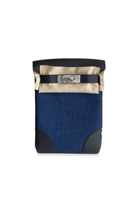 Hac A Dos Togo Denim Palladium Hardware