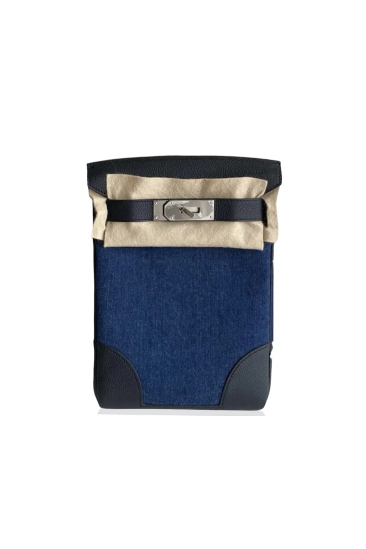 Hac A Dos Togo Denim Palladium Hardware