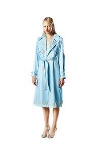 The Blue Oracle Trenchcoat