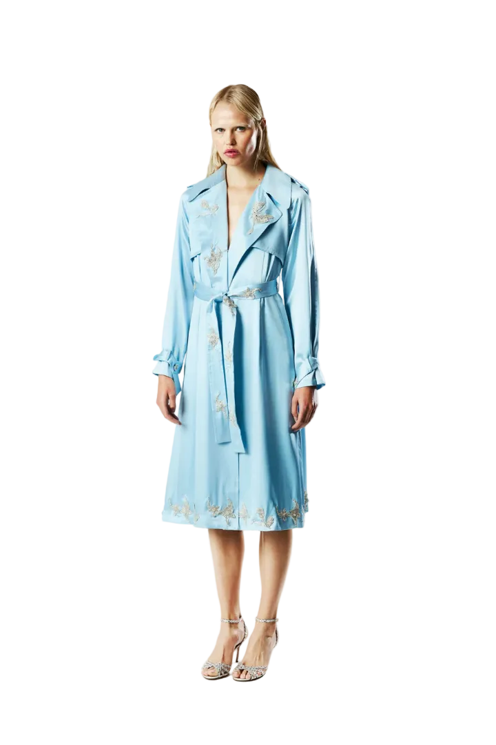 The Blue Oracle Trenchcoat