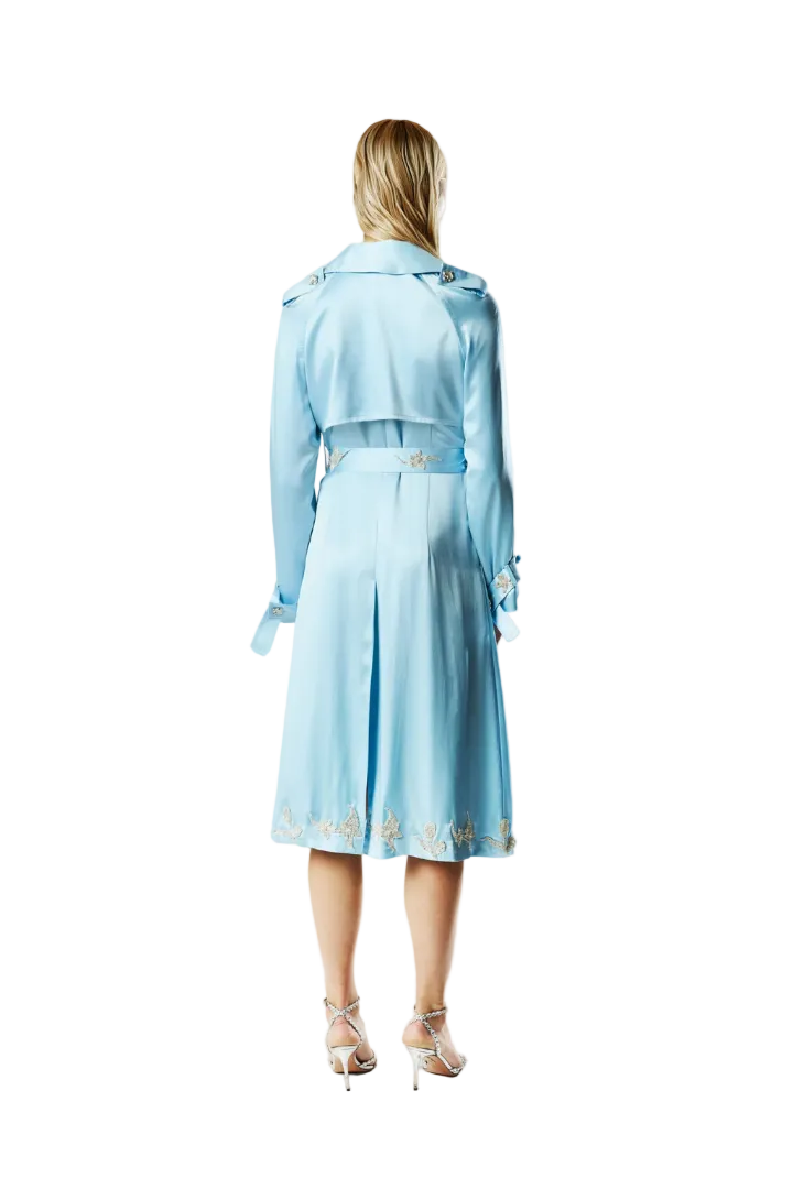 The Blue Oracle Trenchcoat