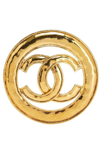 CC Medallion Brooch