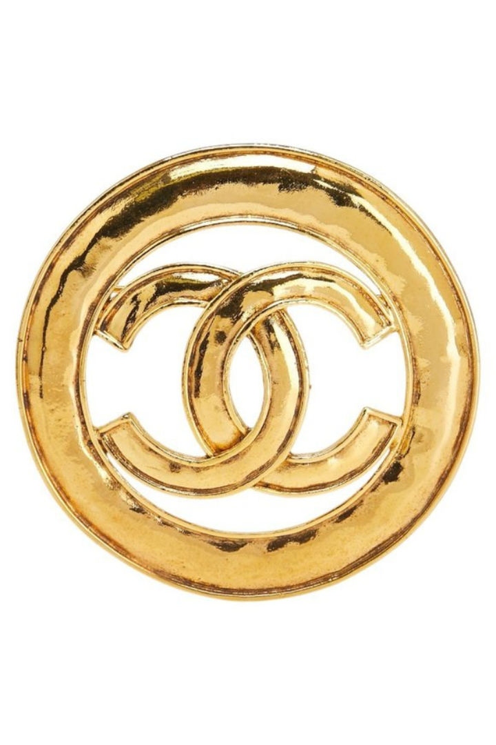 CC Medallion Brooch