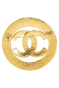 CC Medallion Brooch