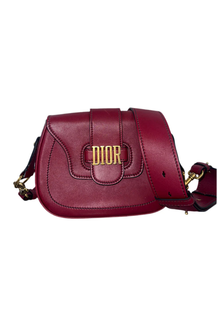 Leather D-Fence Crossbody Bag