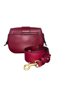 Leather D-Fence Crossbody Bag