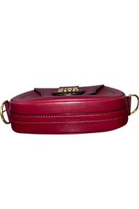 Leather D-Fence Crossbody Bag