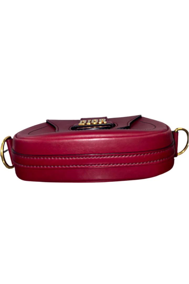 Leather D-Fence Crossbody Bag