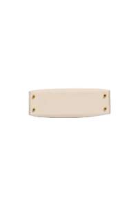 Mini Kelly II in Craie Epsom leather featuring gold-toned hardware