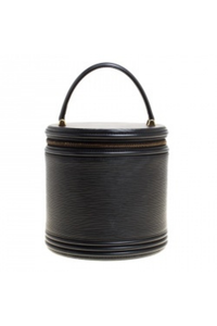 Black Epi Leather Cannes Vanity Case