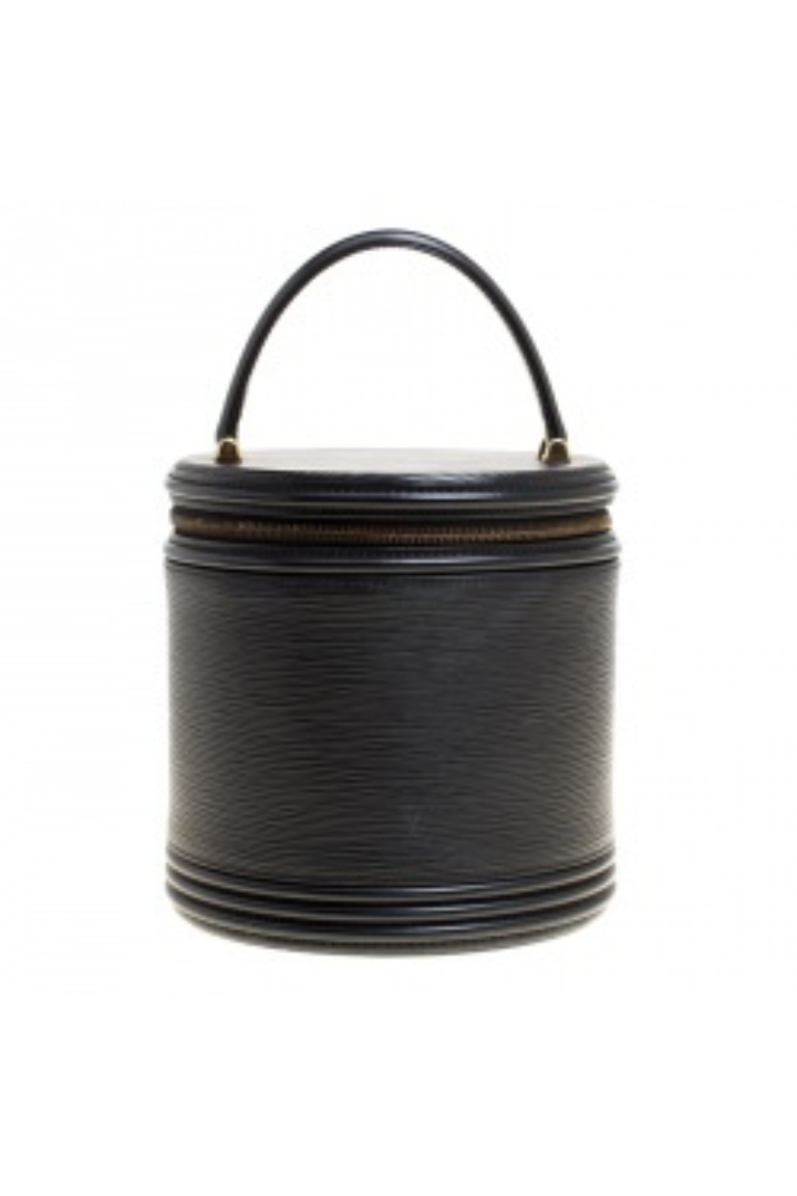 Black Epi Leather Cannes Vanity Case