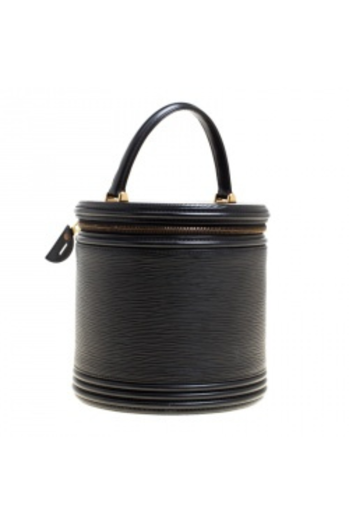 Black Epi Leather Cannes Vanity Case