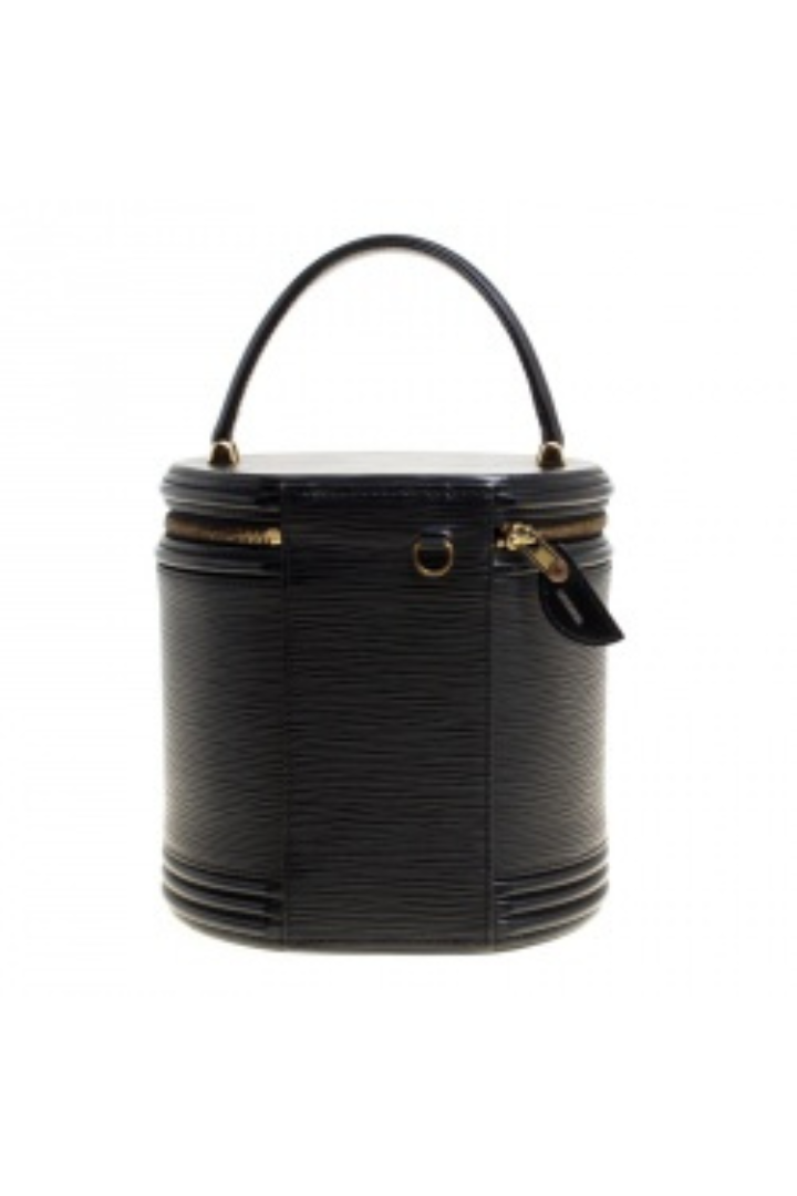 Black Epi Leather Cannes Vanity Case
