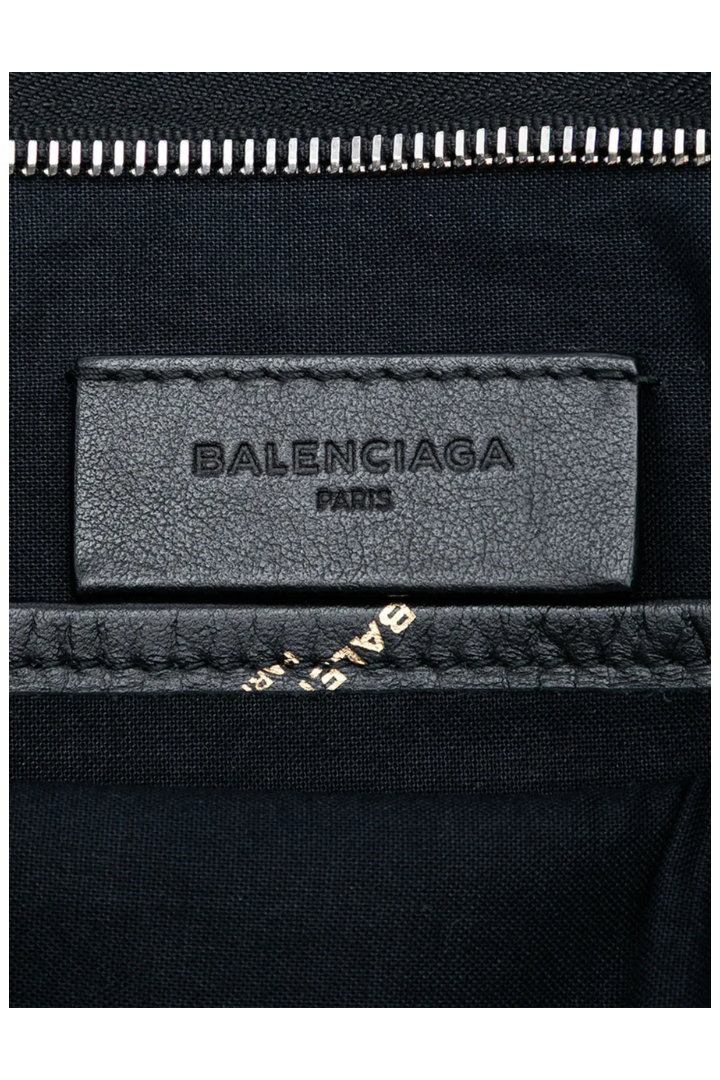 2017 Lambskin Allover Logo Zip Pouch clutch bag
