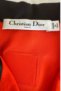 Orange Shirt with Black Details