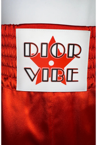 Orange Boxer Shorts with Black Details