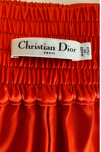 Orange Boxer Shorts with Black Details