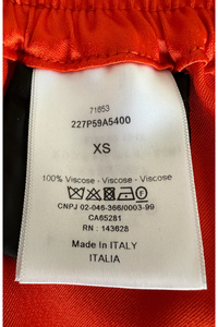 Orange Boxer Shorts with Black Details