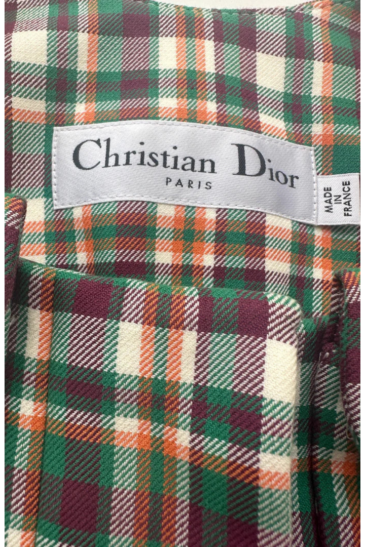 Multicolor Cotton Bar Dress Vest