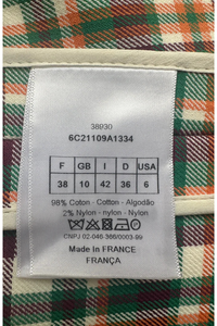 Multicolor Cotton Bar Dress Vest