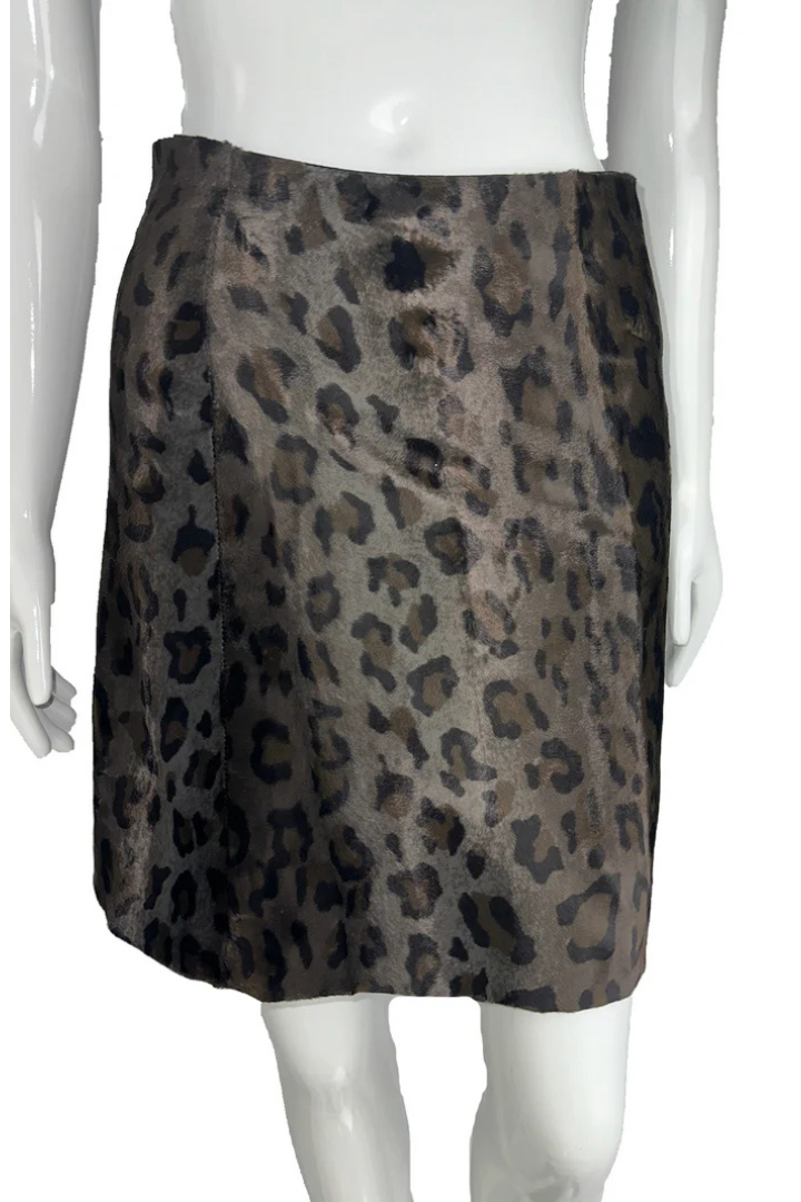 Leopard Print Skirt