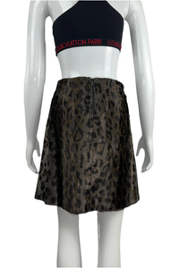 Leopard Print Skirt