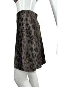 Leopard Print Skirt