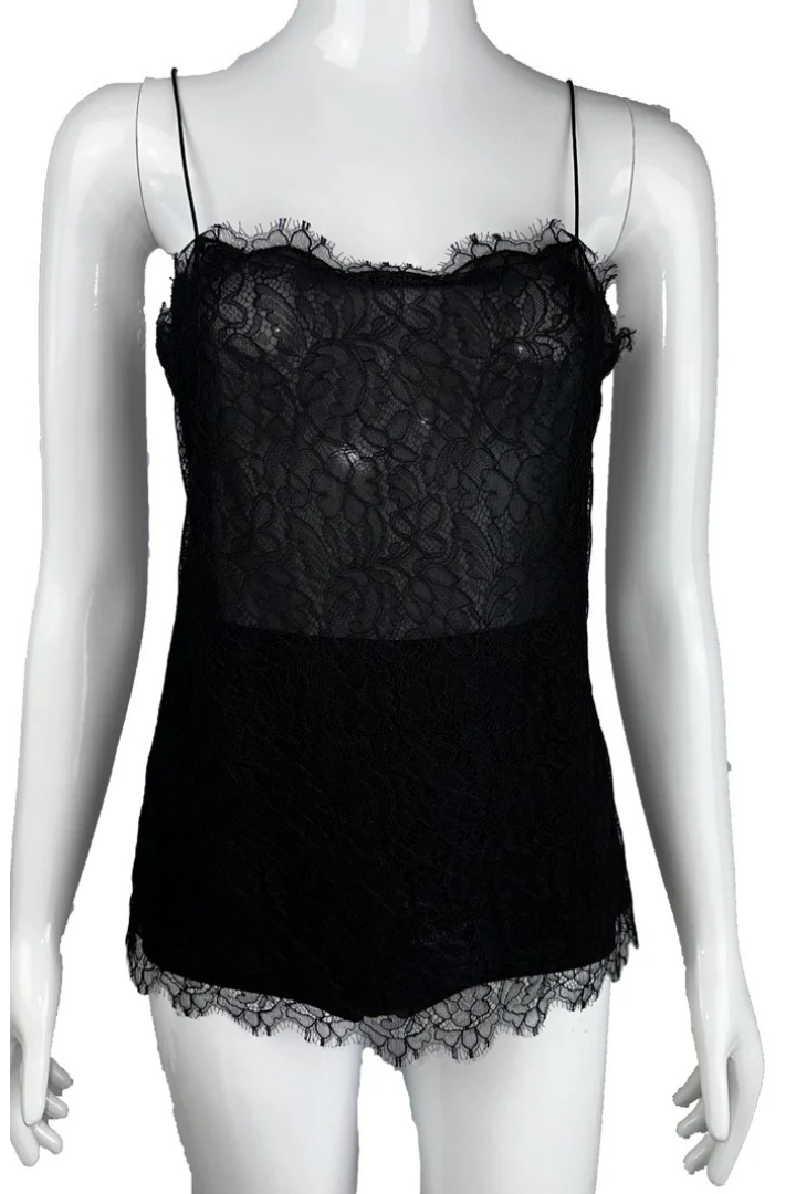 Black Lace Tee Shirt