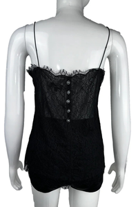 Black Lace Tee Shirt