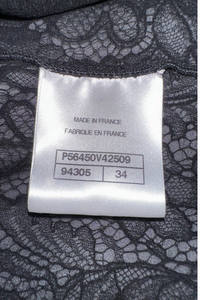 Black Lace Tee Shirt