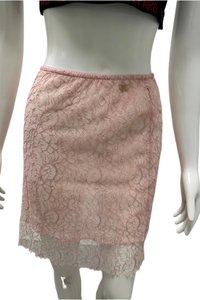Powder Pink Lace Skirt