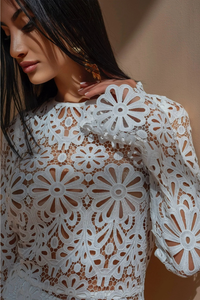 White Backless Maxi Dress