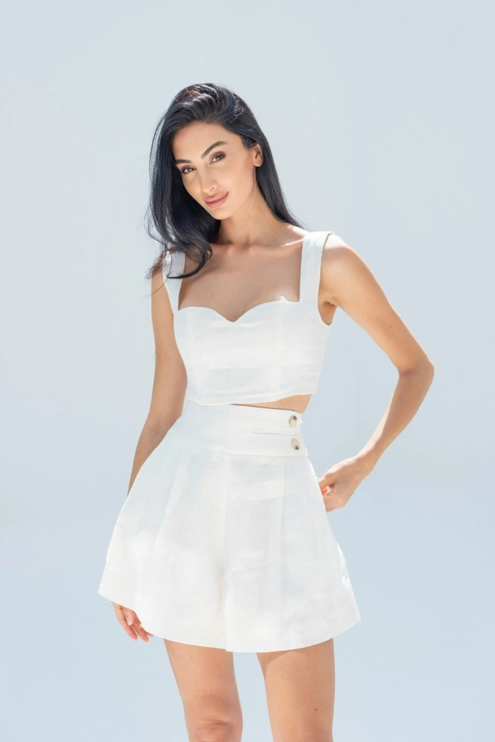 Monte Carlo Linen Tailored Shorts