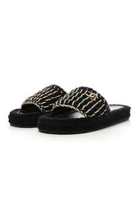 (New) Braided Knit Sliders