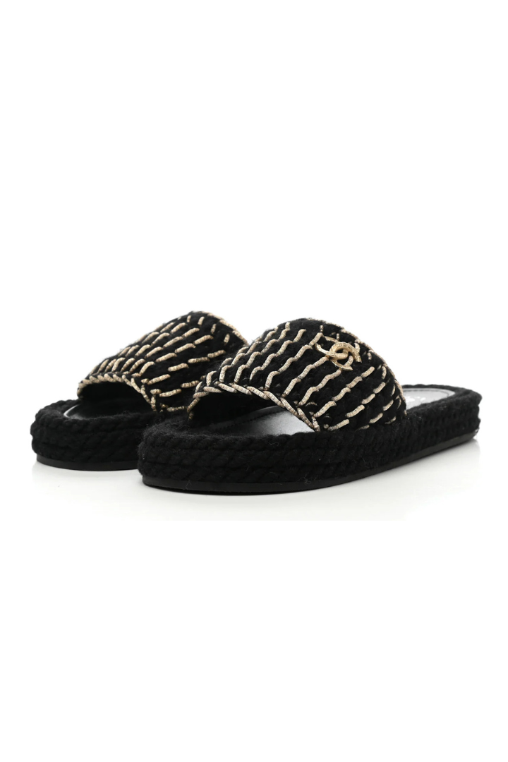 (New) Braided Knit Sliders