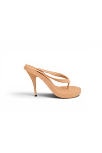 Heeled Thong Mule