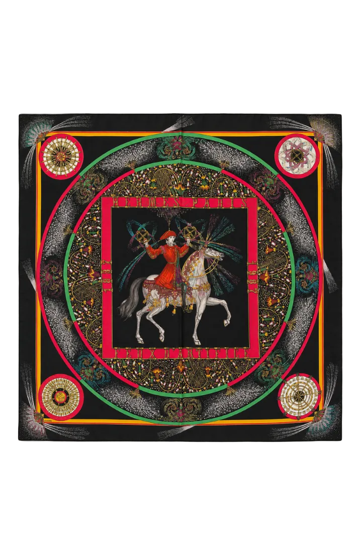 Hermès "Feux d'artifice" silk scarf