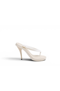 Heeled Thong Mule