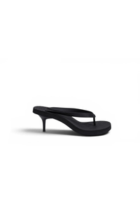 Kitten Heel Thong Mule