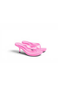 Kitten Heel Thong Mule
