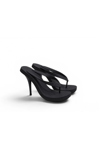 Heeled Thong Mule