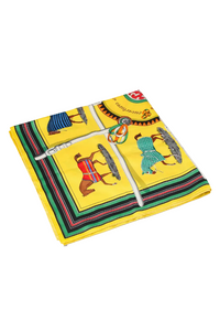 Vintage Hermès "Couvertures et Tenues de Jour" Carré 90 Silk Scarf