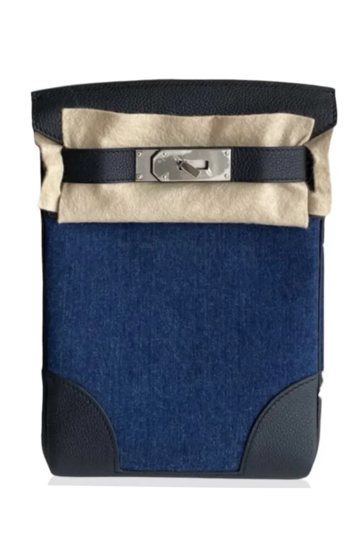 Hac A Dos Togo Denim Palladium Hardware