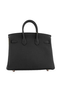 Birkin 25 Black Togo Gold Hardware