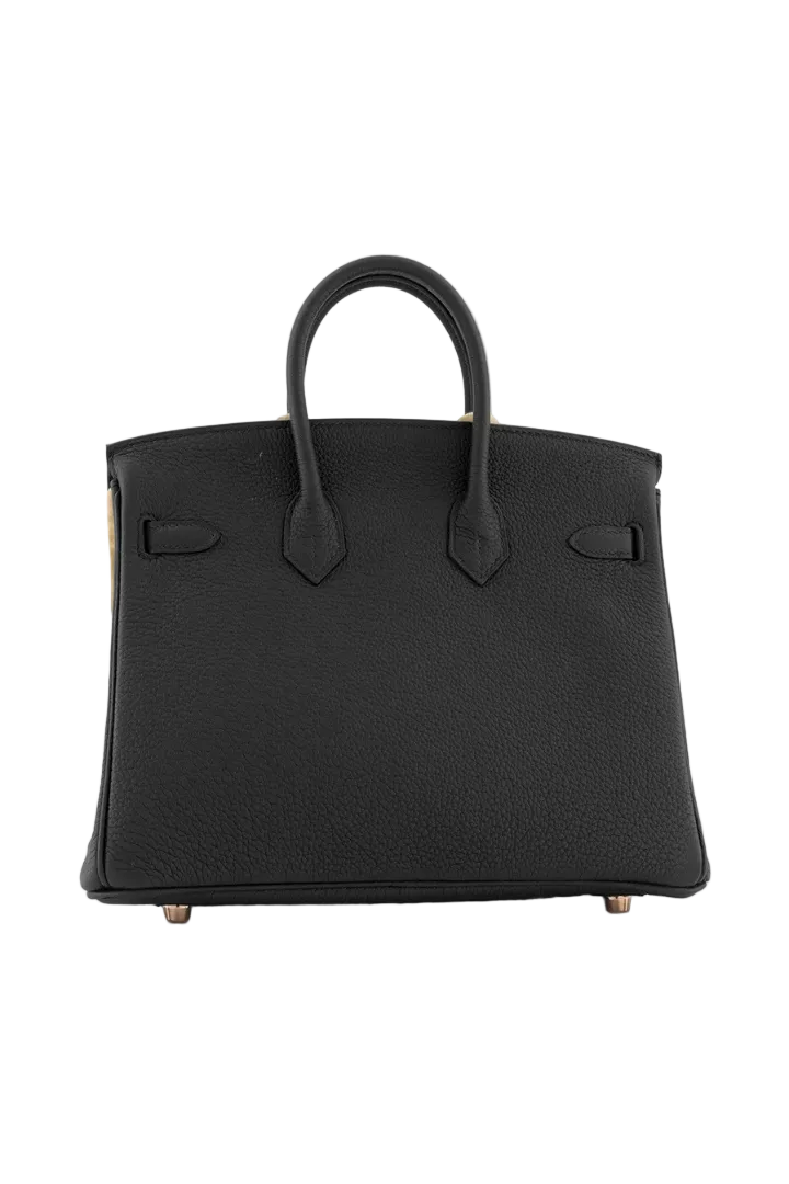 Birkin 25 Black Togo Gold Hardware