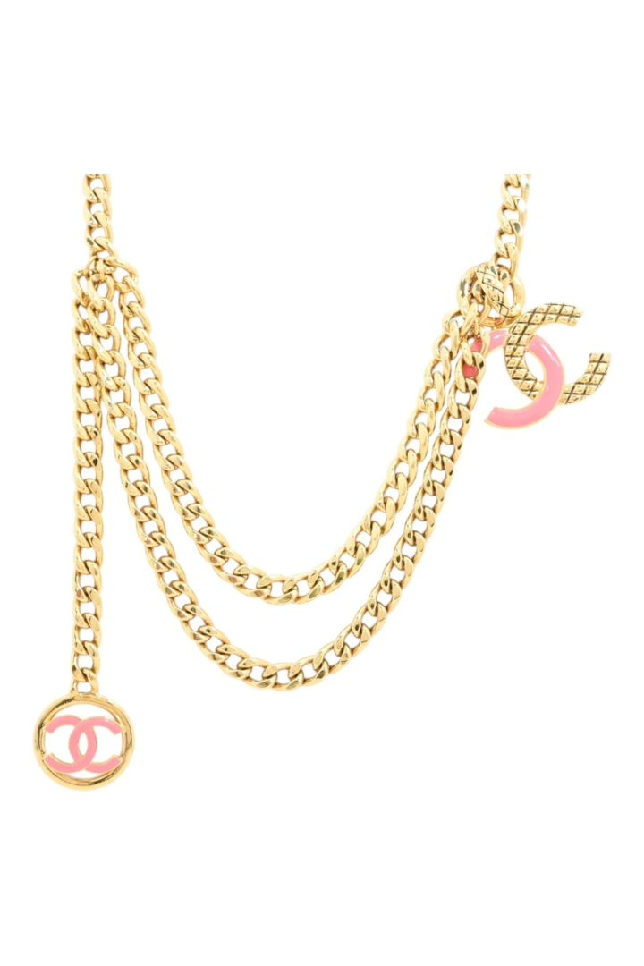 Vintage Chanel Gold-Tone Chain Belt