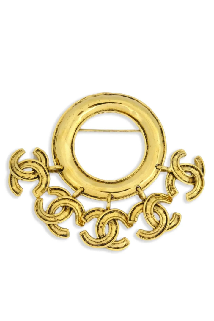 1994 CC Dangle Circular Brooch