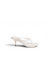 Kitten Heel Thong Mule