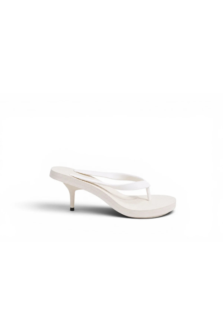 Kitten Heel Thong Mule